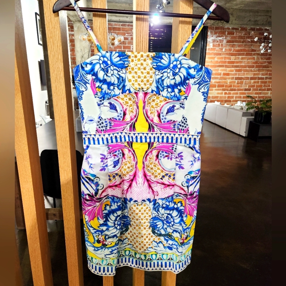 ROBERTO CAVALLI Printed sleeveless dress